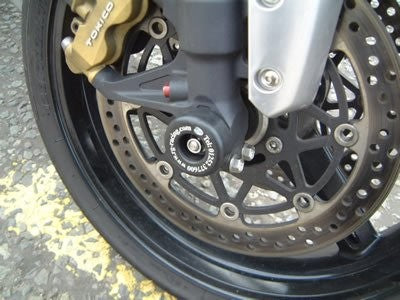 R&G Fork Protectors | Black | Suzuki GSXR 600 (K2-K5 models), GSXR 750 (K2-K5 models), GSXR 1000 (K2-K4 models), GSX 1300 Hayabusa and the SV1000
