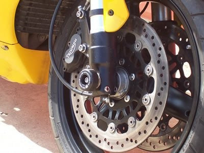 R&G Fork Protectors | Black | Triumph Daytona 955i, 595 and T595 (models produced up to 1999)
