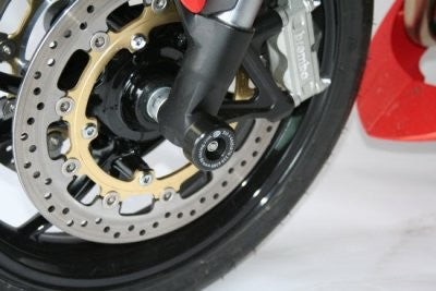 R&G Fork Protectors | Black | Triumph Speed Triple (models produced from 2005-2010) and the Triumph Tiger 1050 '07