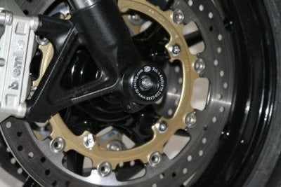 R&G Fork Protectors | Black | Triumph Speed Triple (models produced from 2005-2010) and the Triumph Tiger 1050 '07
