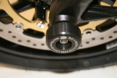 R&G Fork Protectors | Black | Triumph Speed Triple (models produced from 2005-2010) and the Triumph Tiger 1050 '07