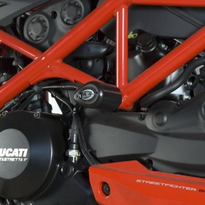 R&G Crash Protectors | Black | Ducati Streetfighter 848 2012>2015