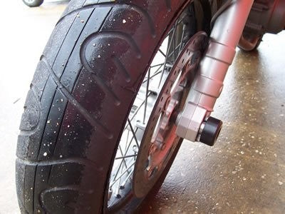 R&G Fork Protectors | Black | Yamaha XT660X, XT660R and XT660Z Tenere 09 onwards