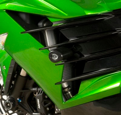 R&G Crash Protectors | White | Kawasaki ZZR 1400 2012>2019