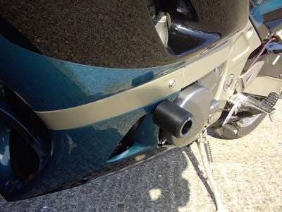R&G Crash Protectors | Black | Kawasaki ZZR 600 1990>2006
