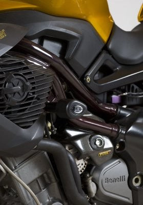 R&G Crash Protectors | White | Benelli Cafe Racer 1130 2004>2013