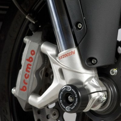 R&G Fork Protectors | Black | MV Agusta F4RR '10- (Ohlins Forks Only)