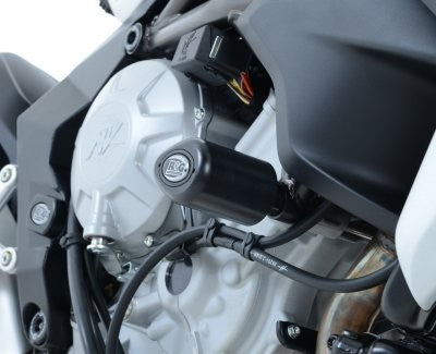 R&G Crash Protectors | Black | MV Agusta Stradale 800 2015>2016 & MV Agusta Turismo Veloce 2015>2016 & MV Agusta Brutale 675 2012>2016 & MV Agusta Brutale 800 2013>2016 & MV Agusta Rivale 800 2014>2016 & MV Agusta Dragster 800 2014>2016