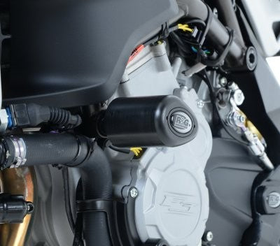 R&G Crash Protectors | Black | MV Agusta Stradale 800 2015>2016 & MV Agusta Turismo Veloce 2015>2016 & MV Agusta Brutale 675 2012>2016 & MV Agusta Brutale 800 2013>2016 & MV Agusta Rivale 800 2014>2016 & MV Agusta Dragster 800 2014>2016