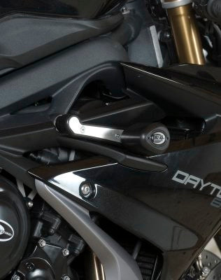R&G Crash Protectors | White | Triumph Daytona 675 2013>2016