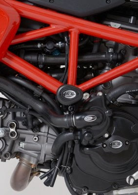 R&G Crash Protectors | Black | Ducati Hypermotard 821 2013>2015 & Ducati Hyperstrada 821 2013>2015 & Ducati Hypermotard 939 2016>2018 & Ducati Hyperstrada 939 2016 & Ducati Hypermotard 939 SP 2016>2018