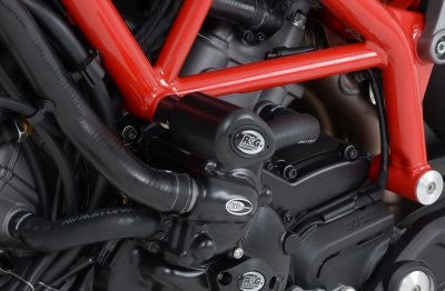 R&G Crash Protectors | Black | Ducati Hypermotard 821 2013>2015 & Ducati Hyperstrada 821 2013>2015 & Ducati Hypermotard 939 2016>2018 & Ducati Hyperstrada 939 2016 & Ducati Hypermotard 939 SP 2016>2018