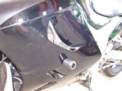 R&G Crash Protectors | Black | Kawasaki ZZR 1100 1990>2001 & Kawasaki ZZR 1200 2002>2005