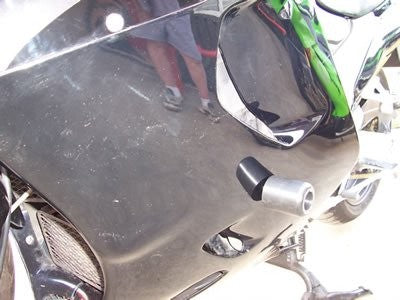 R&G Crash Protectors | White | Kawasaki ZZR 1100 1990>2001 & Kawasaki ZZR 1200 2002>2005