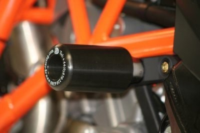 R&G Crash Protectors | Black | KTM 990 SMT 2008 & KTM 990 SMR 2012>2014 & KTM 950 Supermoto R 2007>2008 & KTM 990 Supermoto 2008 & KTM 990 Super Duke 2005>2013 & KTM 990 Super Duke R 2007>2013
