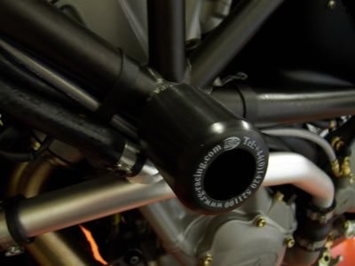 R&G Crash Protectors | White | MV Agusta Brutale 750 2001>2005 & MV Agusta Brutale 910 2005>2008