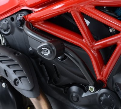 R&G Crash Protectors | Black | Ducati Monster 1200 R 2016>2019 & Ducati Monster 1200 2014>2018 & Ducati Monster 1200 S 2014>2020 & Ducati Monster 821 2014>2018