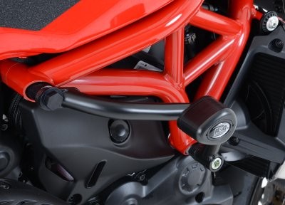 R&G Crash Protectors | White | Ducati Monster 1200 R 2016>2019 & Ducati Monster 1200 2014>2018 & Ducati Monster 1200 S 2014>2020 & Ducati Monster 821 2014>2018