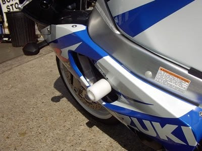 R&G Crash Protectors | White | Suzuki GSX-R600 2001>2003