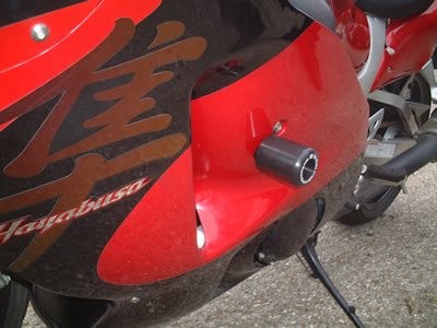 R&G Crash Protectors | White | Suzuki Hayabusa GSX1300R 2001>2007