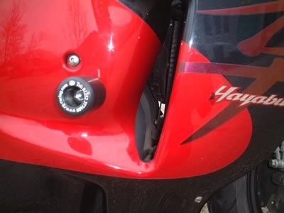 R&G Crash Protectors | Black | Suzuki Hayabusa GSX1300R 2001>2007
