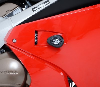 R&G Crash Protectors | Black | Honda VFR 800 F 2014>2020 & Honda Crossrunner 2015>2017