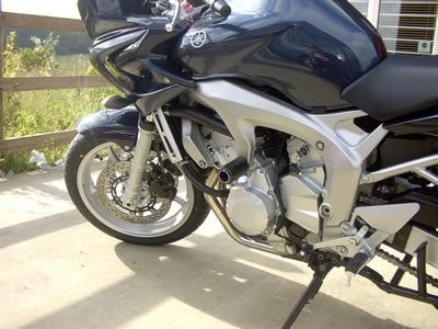 R&G Crash Protectors | Black | Yamaha FZ6 2004>2008 & Yamaha FZR 600 2004>2012