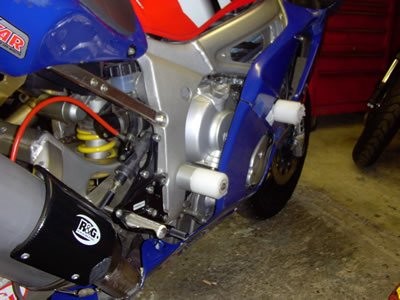 R&G Crash Protectors | White | Yamaha YZF-R6 1999>2002