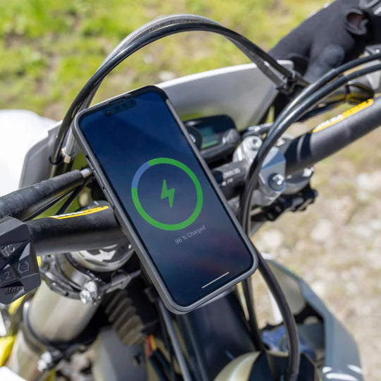 SP Connect Charging Anti Vibration Module - Black - SPC+ -   Pyramid Motorcycle Accessories
