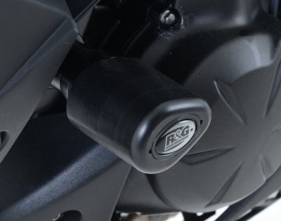 R&G Crash Protectors | Black | Kawasaki Versys 650 2015>2024 & Moto Morini Seiemmezzo SCR 2022>Current & Kawasaki Versys 1000 2012