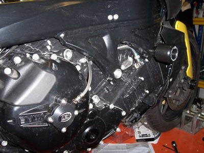 R&G Crash Protectors | Black | BMW K 1300 R 2009>2015 & BMW K 1200 R 2005>2008