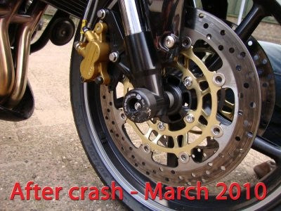 R&G Fork Protectors | Black | Triumph Daytona 675 '06-'12, Street Triple '07-'12 and the , Street Triple R '08-