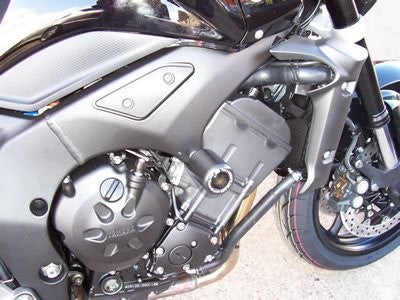 R&G Crash Protectors | Black | Yamaha FZ1-N 2006>2012 & Yamaha FZ1-S 2006>2016