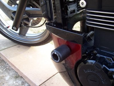 R&G Crash Protectors | Black | Kawasaki GPZ 500 1987>2009