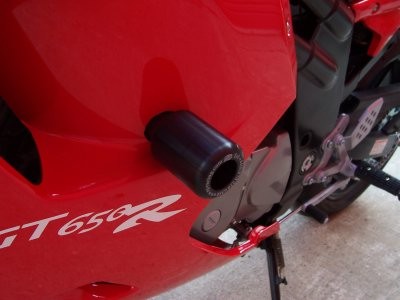 R&G Crash Protectors | Black | Hyosung GT 650 R 2004>2005 & Hyosung GT 650 S 2004>2008
