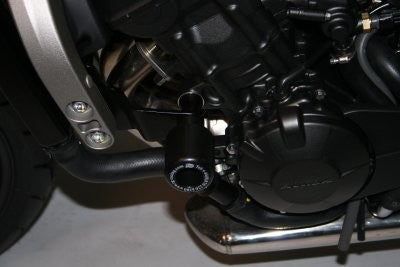 R&G Crash Protectors | Black | Honda CB 600 N Hornet 2007 & Honda CBF 600 2008>2012 -   Pyramid Motorcycle Accessories