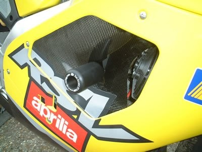 R&G Crash Protectors | Black | Aprilia RSV 1000 Mille 2001>2003 & Aprilia RSV4 R 2001>2003