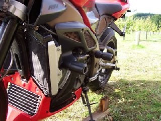 R&G Crash Protectors | Black | Aprilia Tuono V4 2003>2005