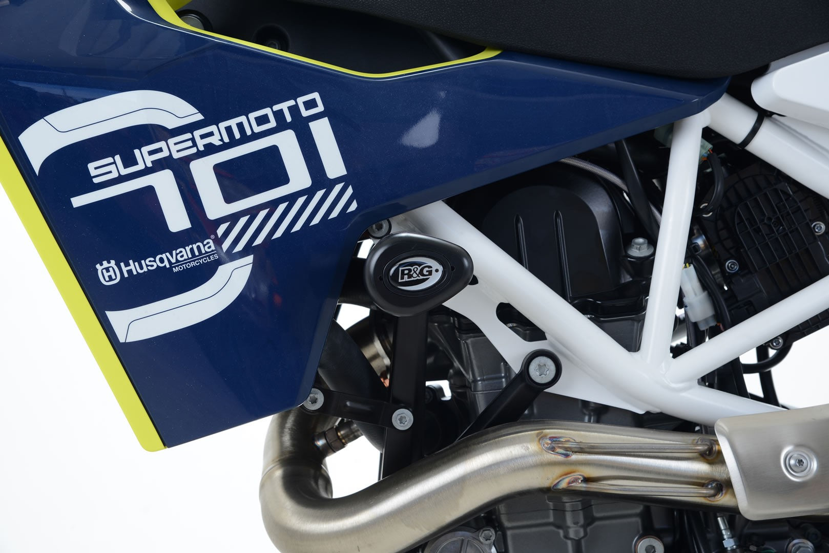 R&G Crash Protectors | Black | KTM 690 SMC R 2019>2020 & Husqvarna 701 Enduro 2016>2024 & Husqvarna 701 Supermoto 2016>2024