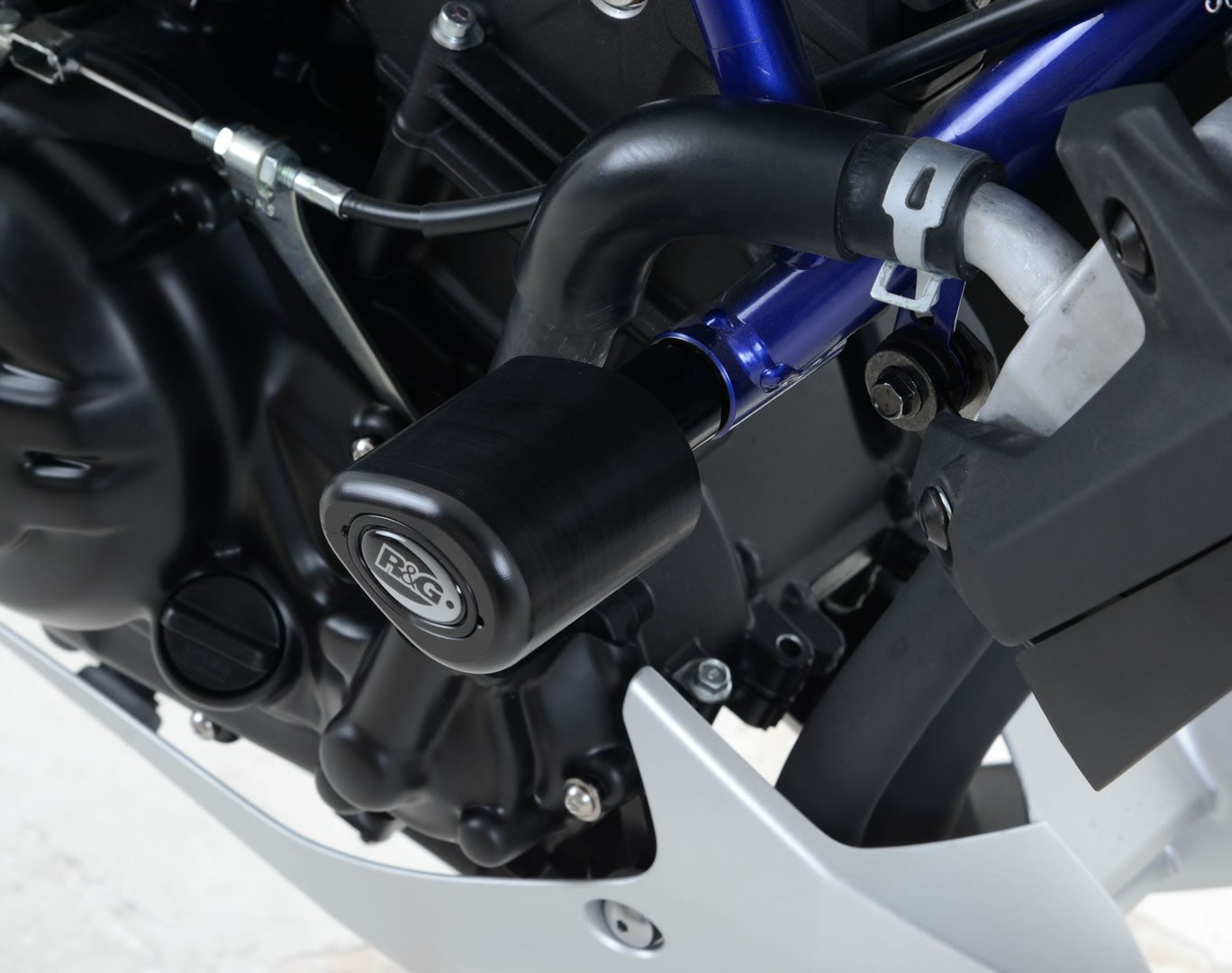 R&G Crash Protectors | White | Yamaha MT-25 2015>Current & Yamaha MT-03 2016>Current