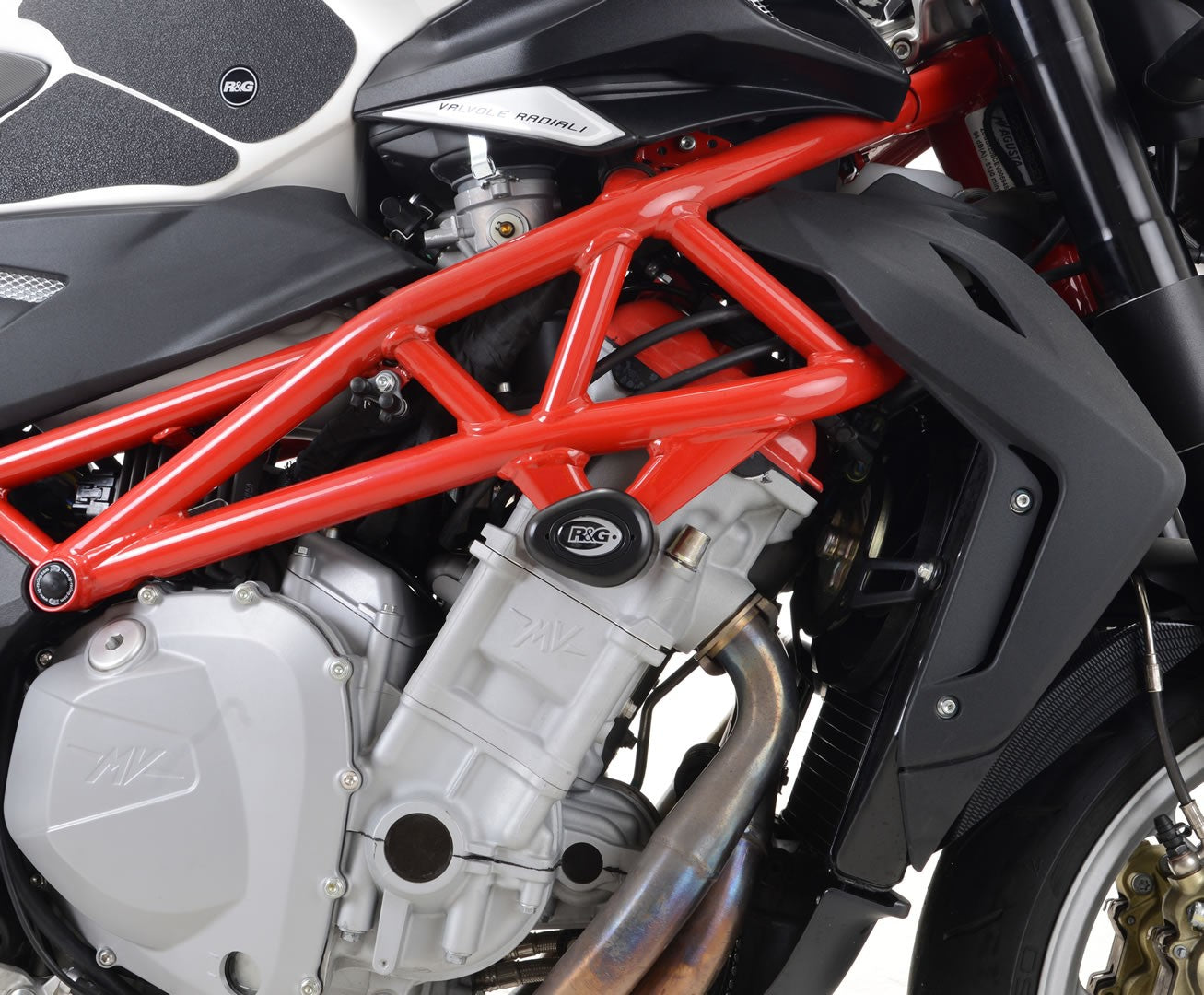 R&G Crash Protectors | Black | MV Agusta Brutale 1090 RR 2013