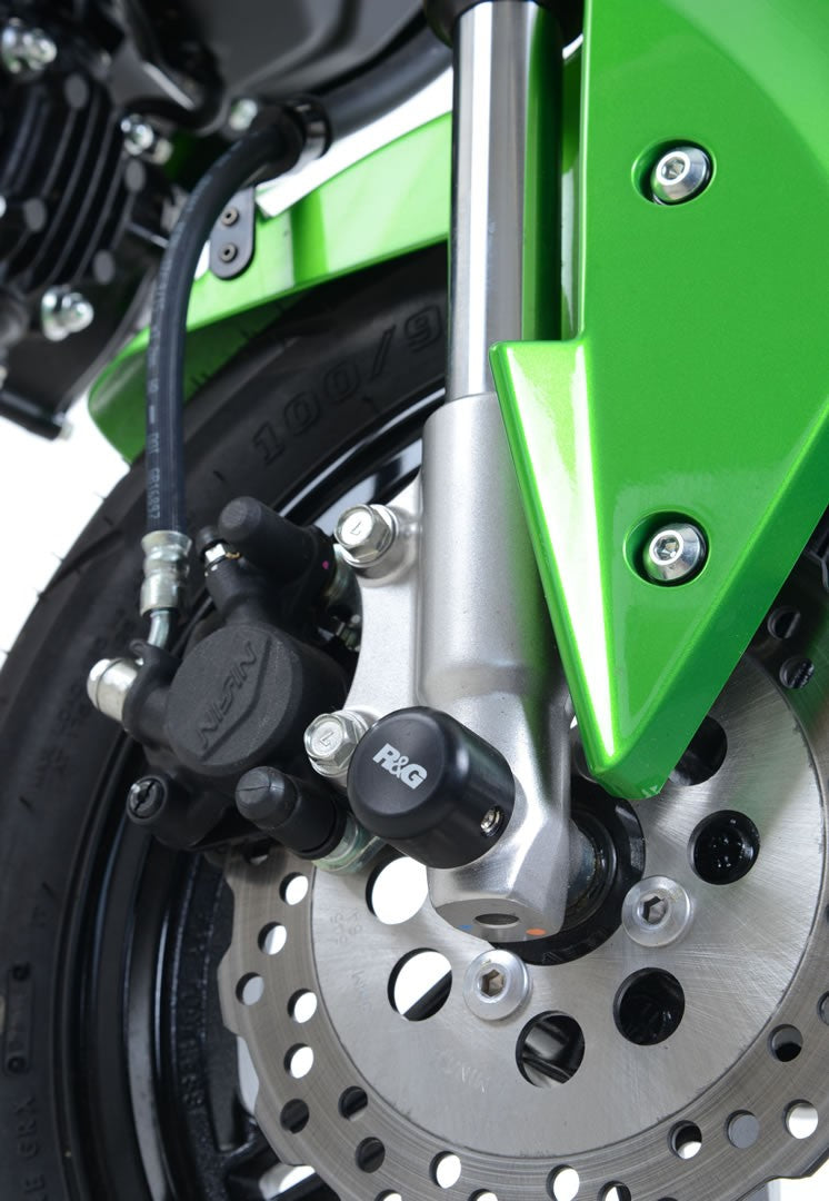 R&G Fork Protectors | Black | Kawasaki Z125 / 125 Pro