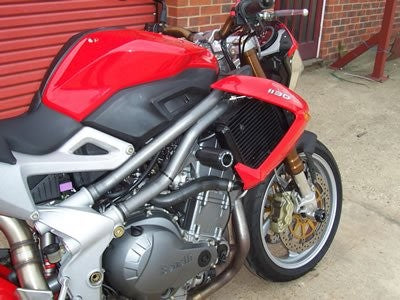 R&G Crash Protectors | Black | Benelli Cafe Racer 1130 2004>2013 & Benelli TNT 125 Tornado 2017>Current