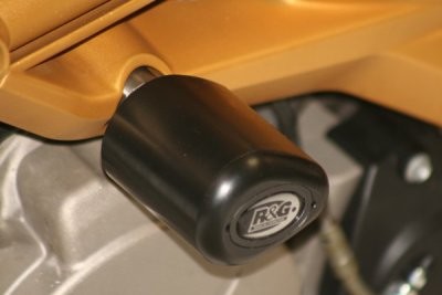 R&G Crash Protectors | Black | Aprilia Shiver 750 2008>2016 & Aprilia Dorsoduro 750 2008>2015 & Aprilia Caponord 1200 2013>2018 & Aprilia Dorsoduro 1200 2011>2012 & Aprilia Shiver 900 2017>2022