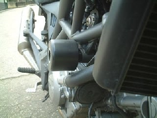 R&G Crash Protectors | Black | Cagiva Raptor 650 2000>2007