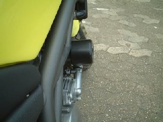 R&G Crash Protectors | Black | Cagiva Raptor 650 2000>2007