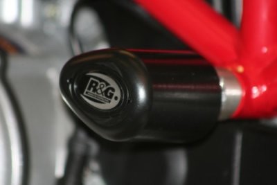 R&G Crash Protectors | Black | Ducati Monster 696 2001>2006 & Ducati Monster S4R S 2006>2008 & Ducati Multistrada 1100 2007>2010 & Ducati Sport Classic /GT1000 2007>2014