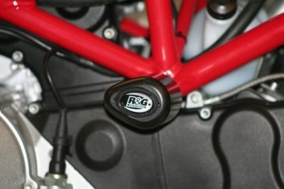 R&G Crash Protectors | Black | Ducati Monster 696 2001>2006 & Ducati Monster S4R S 2006>2008 & Ducati Multistrada 1100 2007>2010 & Ducati Sport Classic /GT1000 2007>2014