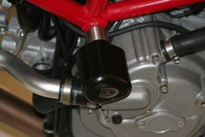 R&G Crash Protectors | Black | Ducati Monster 696 2001>2006 & Ducati Monster S4R S 2006>2008 & Ducati Multistrada 1100 2007>2010 & Ducati Sport Classic /GT1000 2007>2014