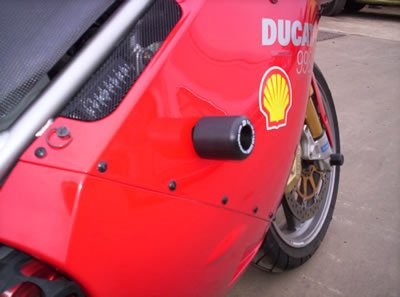 R&G Crash Protectors | Black | Ducati 998 2002>2004 & Ducati 748 R 2000>2002 & Ducati 996 R 2001